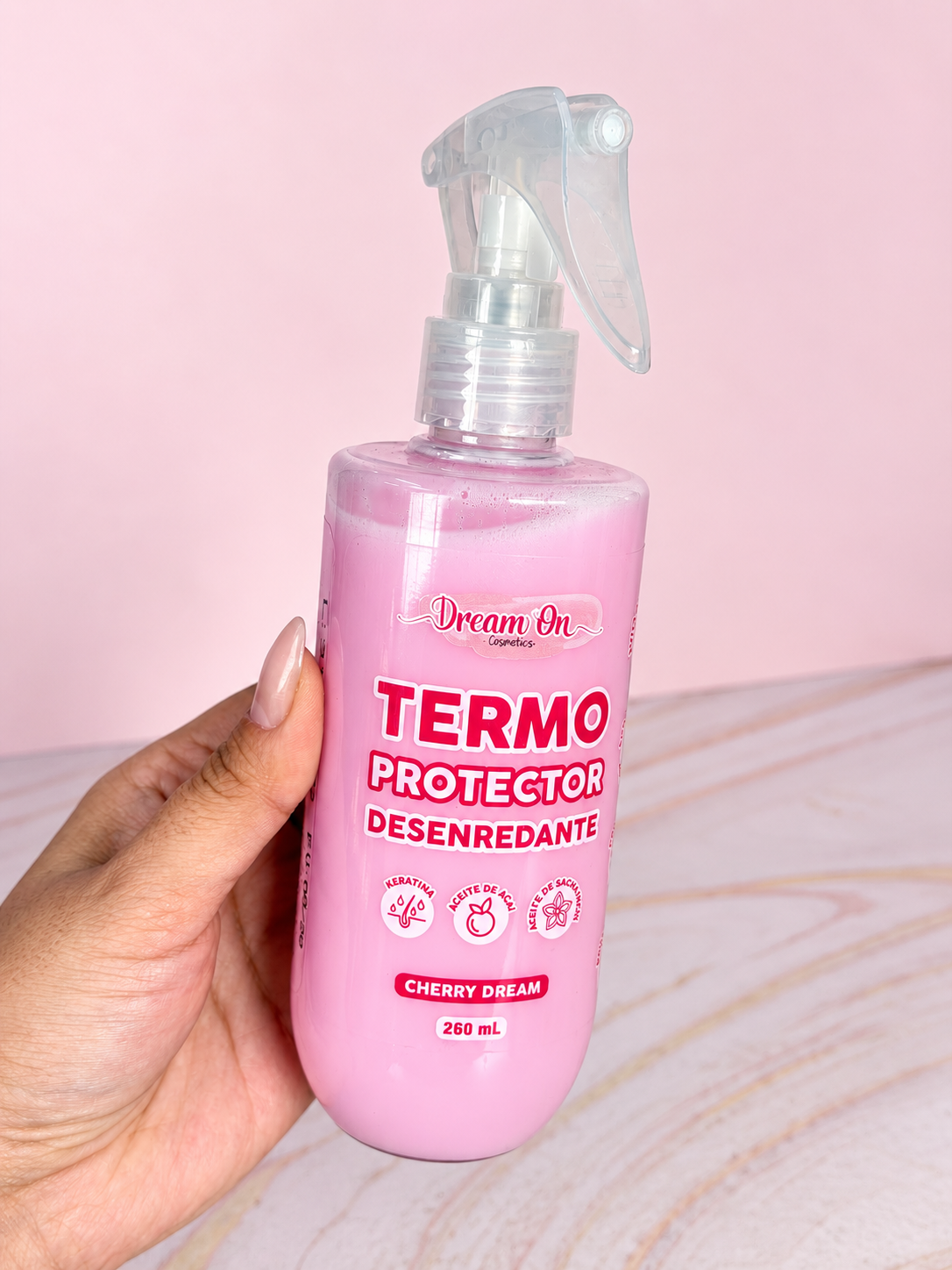 Termoprotector GRANDE 260 ml Ref Cherry Dream On Cosmetics
