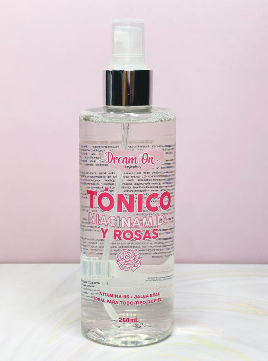 Tónico niacinamida y rosas GRANDE 260 ml Dream On Cosmetics