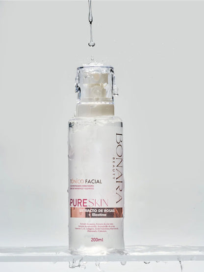 Tónico Facial De Extracto de Rosas + Elastina Bonara Beauty