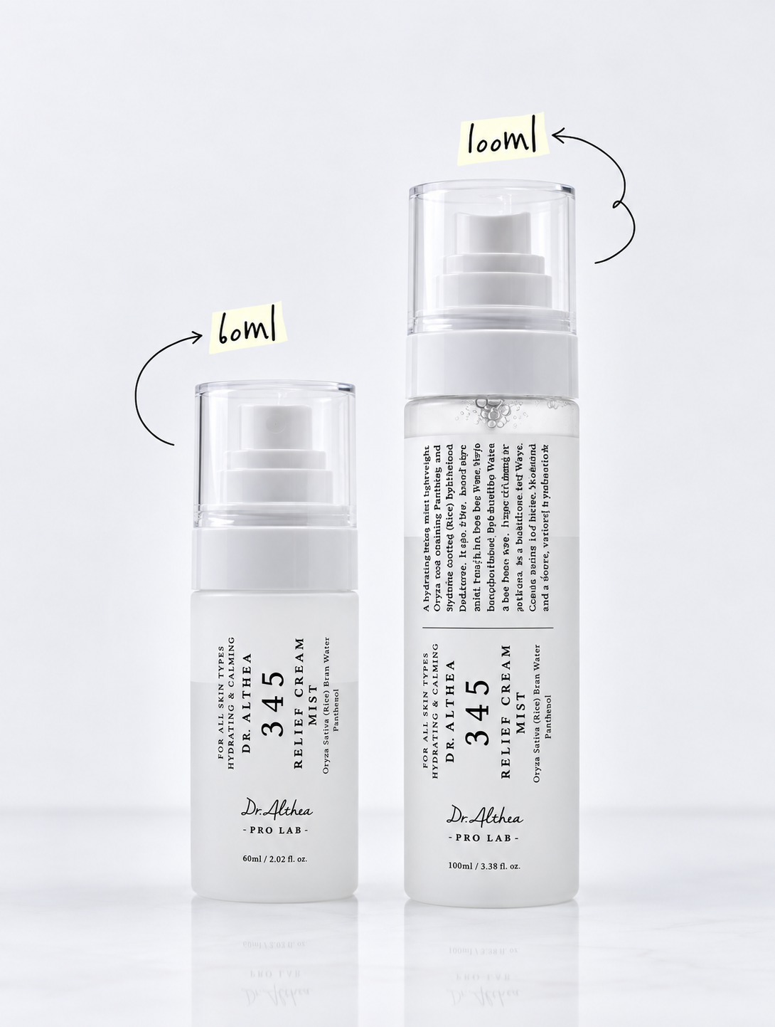 Tónico MINI 345 Relief Cream Mist X 60Ml Dr Althea