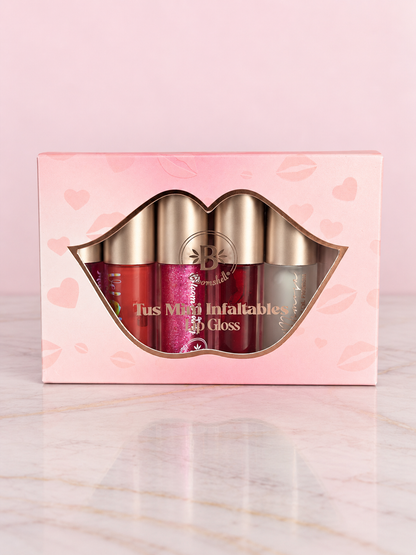 Tus mini infaltables Lip Gloss x6 Bloomshell
