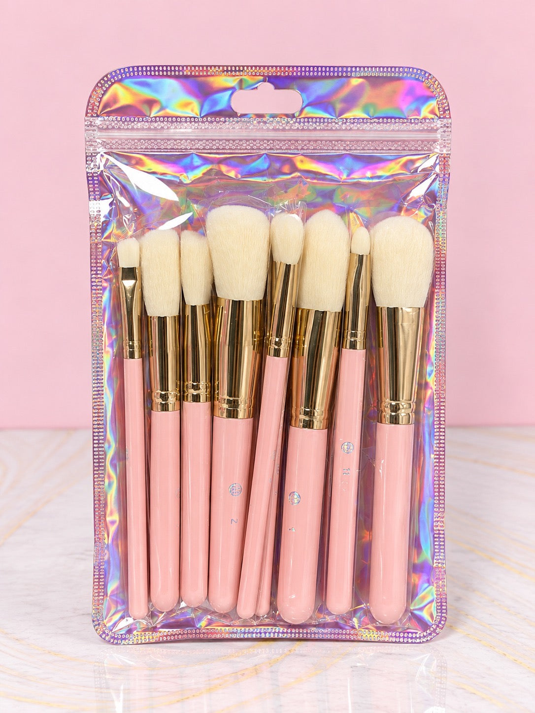 Kit de Brochas Rosadas x 11 REF OH-26-110