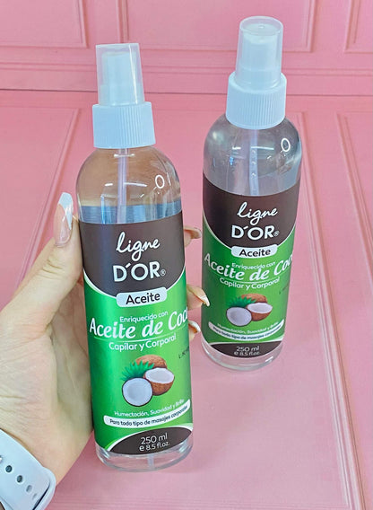 Aceite de coco Ligne Dor 250 ml