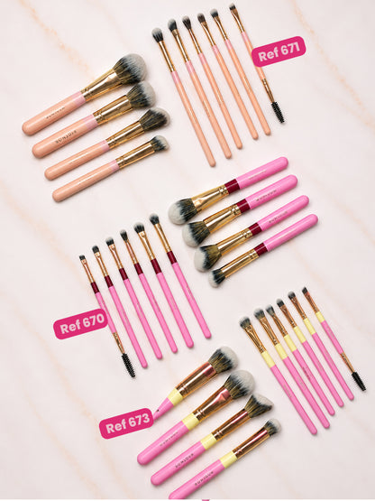 Kit de brochas Fluffy Montoc