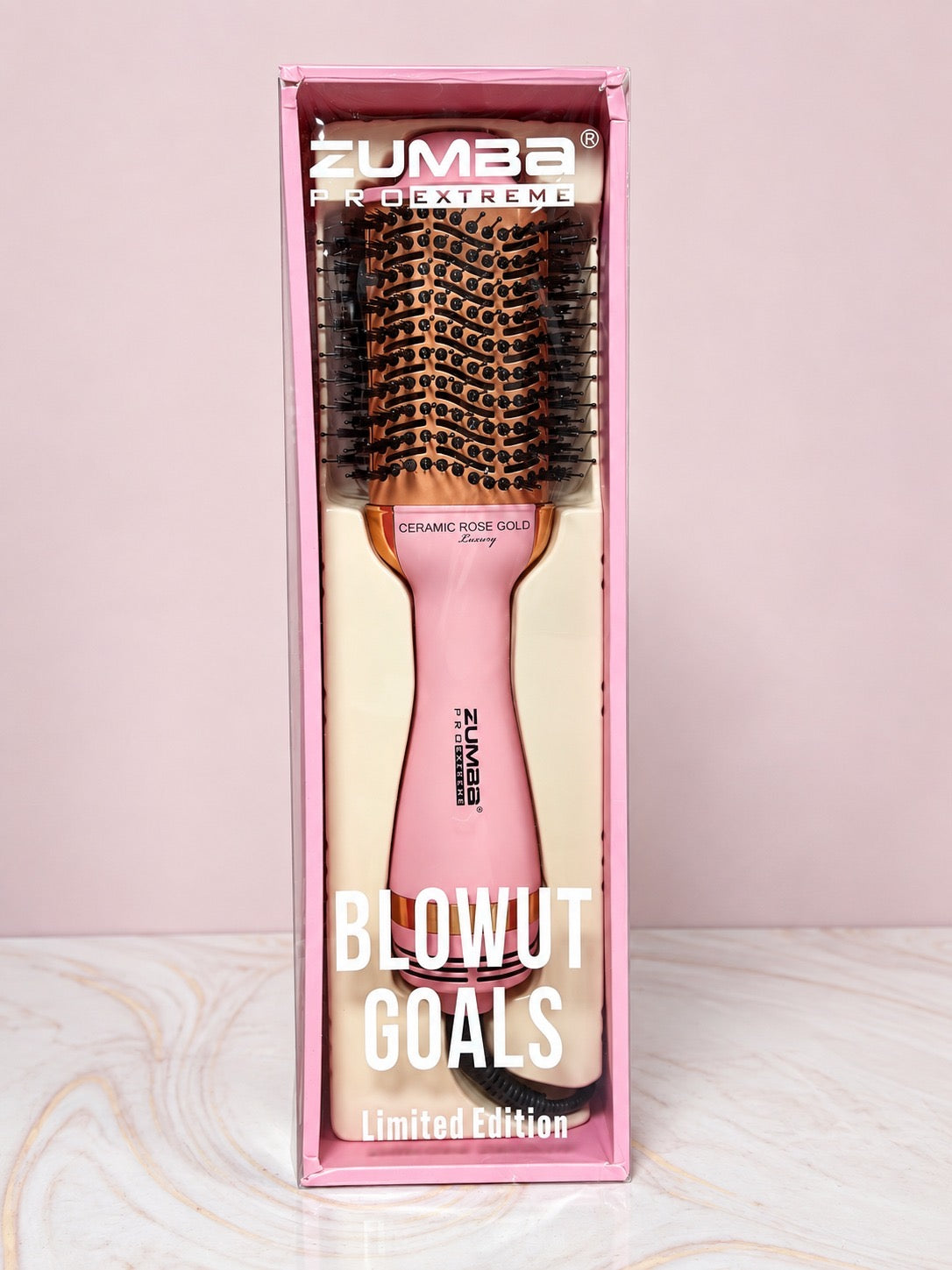 Cepillo Secador Profesional ROSADO CLARO BLOW OUT GOALS REF OH-26-182  ZUMBA