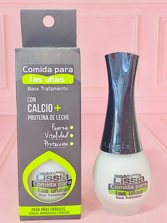 Base comida para las uñas Lissia