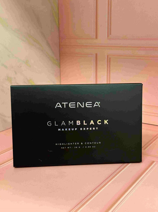 Paleta de iluminadores y contornos Glam Black Atenea