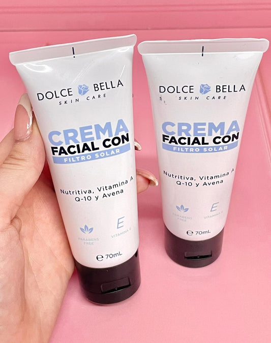 Crema facial con filtro solar Dolce Bella