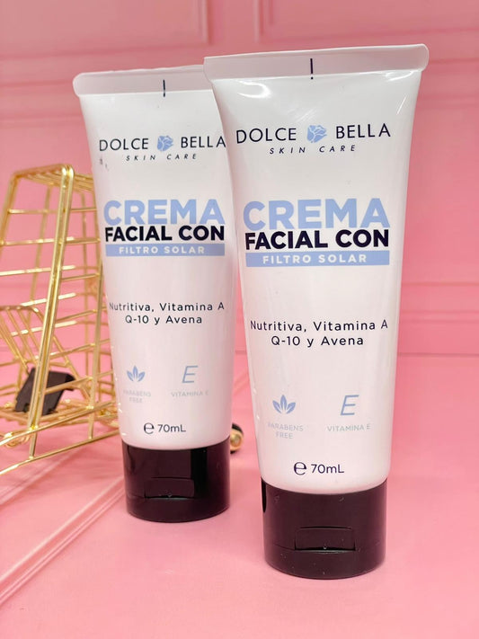 Crema facial con filtro solar Dolce Bella
