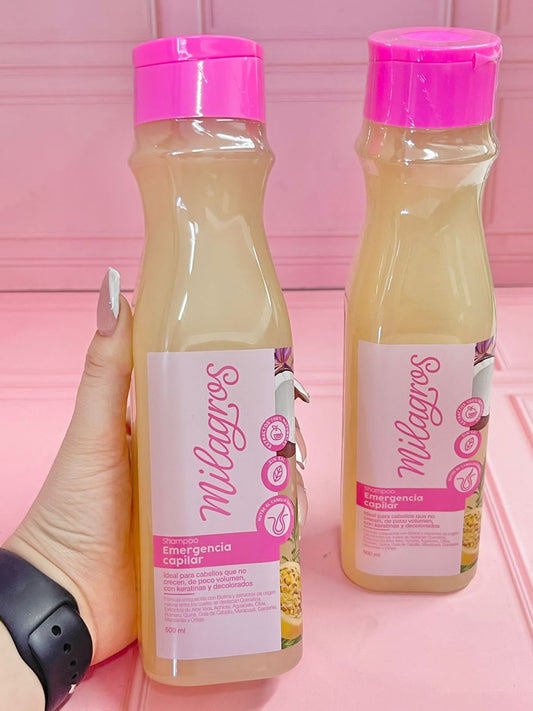 Shampoo emergencia capilar milagros