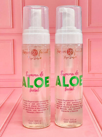 Espuma facial aloe Purpure