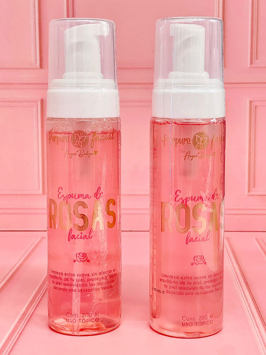 Espuma facial rosas Purpure