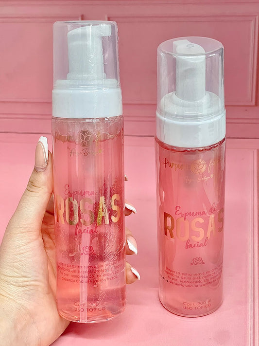 Espuma facial rosas Purpure