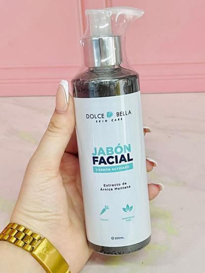 Jabón facial con carbón activado Dolce Bella