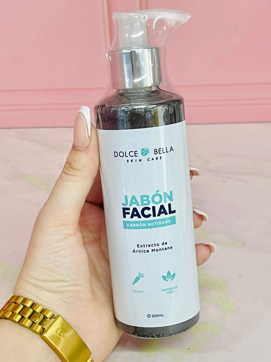 Jabón facial con carbón activado Dolce Bella