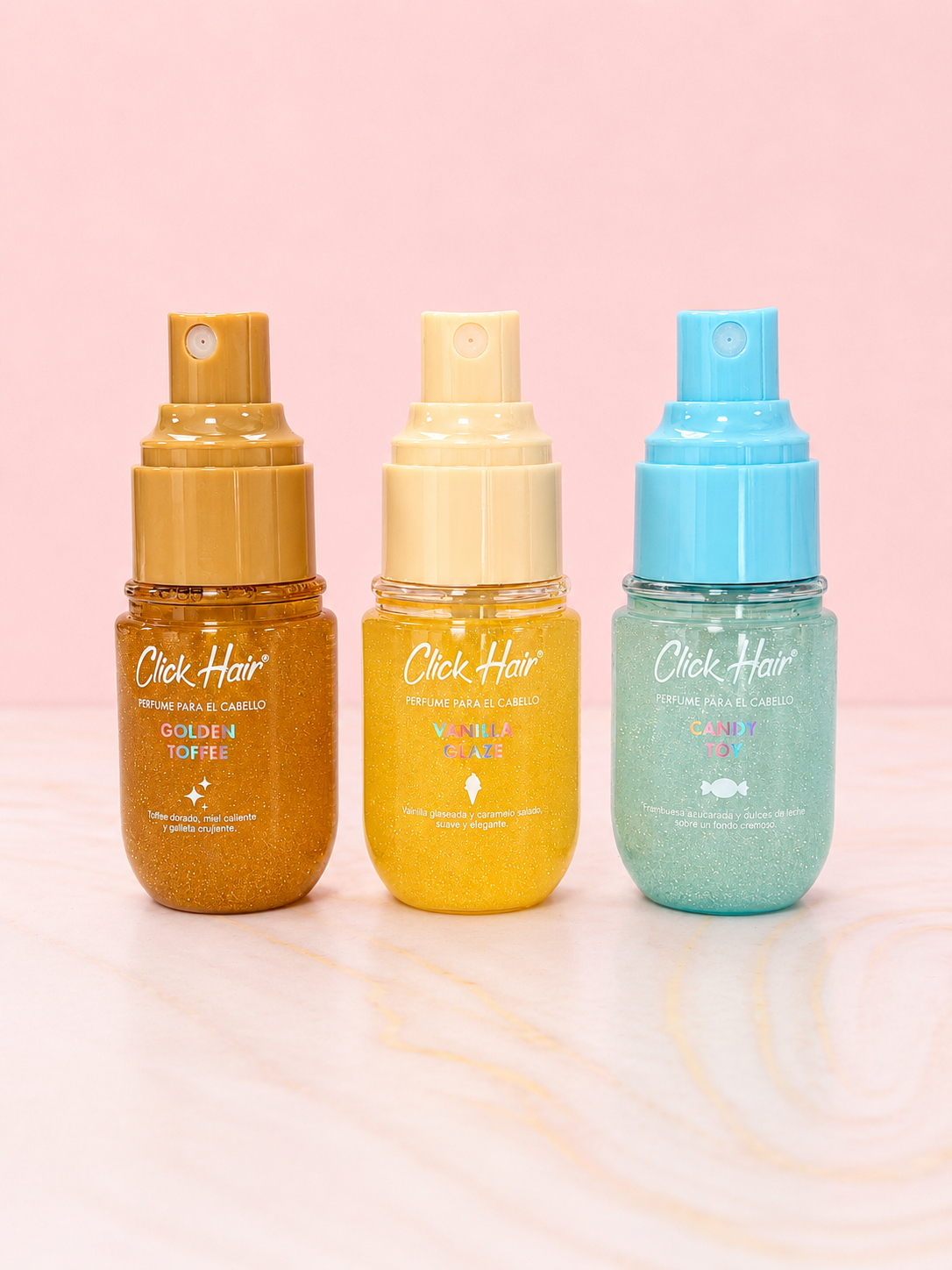 Kit perfumes minis CANDY CRUSH (Candy Toy, Vanilla Glaze, Golden Toffee) Click