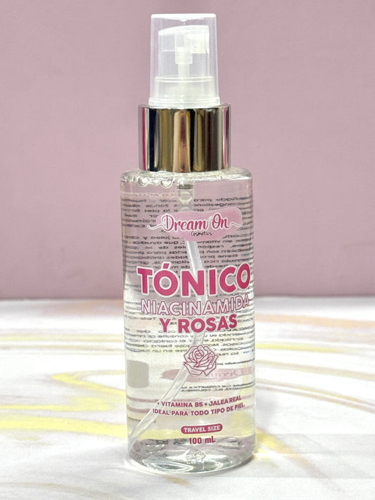 Tónico niacinamida y rosas VIAJERO 100 ml Dream On Cosmetics