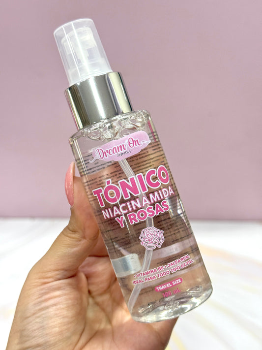 Tónico niacinamida y rosas VIAJERO 100 ml Dream On Cosmetics
