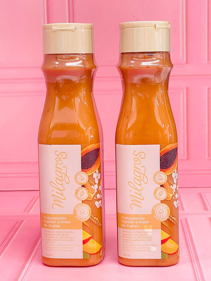 Tratamiento capilar de frutas Milagros